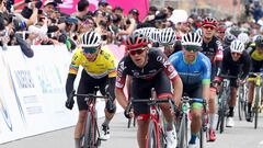 Jhonatan Guatibonza se quedó con la victoria en la segunda etapa de la Vuelta a Colombia.