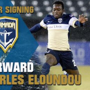 Eloundou jugador del Jacksonville Armada.