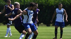 River volvió a entrenarse y los suplentes perdieron con Almagro