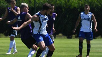 River volvió a entrenarse y los suplentes perdieron con Almagro