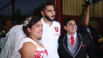 Johnny le cumplió el sueño a recién casados en Santa Laura