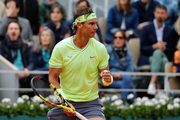 En el primer set Nadal se impuso 6-3 al suizo. 