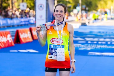 Lázaro durante la Zurich Rock ‘n’ Roll Running Series.