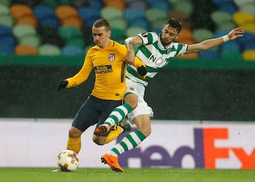 Antoine Griezmann y Bruno Fernandes.