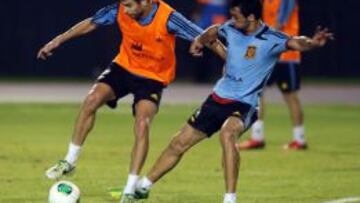 Piqué y Arbeloa, dos de los advertidos.