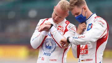 Nikita Mazepin y Mick Schumacher.