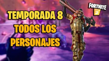 Fortnite Temporada 8: todos los personajes/NPC, y d&oacute;nde encontrarlos