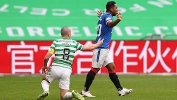 Morelos juega 86' en victoria de Rangers ante Celtic