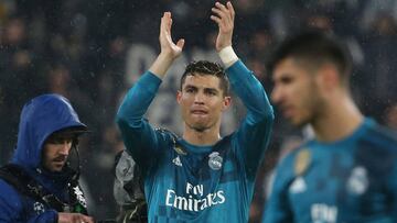 Cristiano Ronaldo, delantero del Real Madrid, tras el partido contra la Juventus.