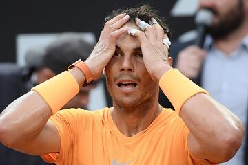 El español comenzó arrasando a Zverev, después sufrió mucho y tras dos parones de casi una hora por la lluvia remontó para levantar el 78º trofeo de su carrera.