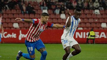 19/11/22 PARTIDO SEGUNDA DIVISION
SPORTING DE GIJON - LEGANES
 ZARFINO PRESIONANDO A CISSE