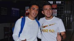 Carrasco y Abrigo llegaron a México para sumarse al Veracruz