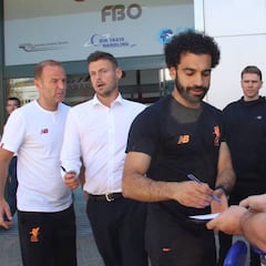 El Liverpool aterrizó en Málaga para blindarse en Marbella