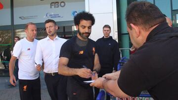 El Liverpool aterrizó en Málaga para blindarse en Marbella