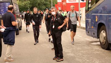 Fernando Escartín, en Caravaca tras la etapa