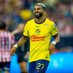 Rodrigo Aguirre ya registra con América la mitad de goles que con Rayados en Liga MX