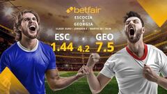 Escocia vs. Georgia: alineaciones, horario, TV, estadísticas y pronósticos