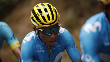 Nairo Quintana, durante el Tour de Francia.