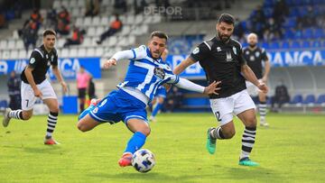 Imagen de un partido del Deportivo Fabril