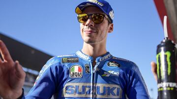 Joan Mir durante el GP del Algarve celebrado en Portimao.