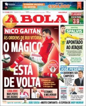 Portadas de la prensa mundial