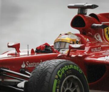 Fernando Alonso durante la Calificación para el Gran Premio de Mónaco.