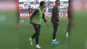 Lo que no se vio antes del último partido del PSG: el vacile de Neymar a Mbappé