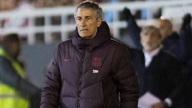 Setién dirigió en Ibiza su segundo partido de azulgrana.