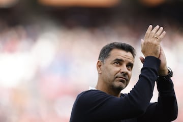 Míchel, entrenador del Girona.