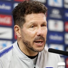Simeone: “¿Mercado? En estos momentos no hemos hablado con el club”