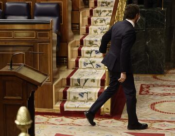 Último día de Pablo Casado como líder del Partido Popular y de la oposición en el Congreso de los Diputados.