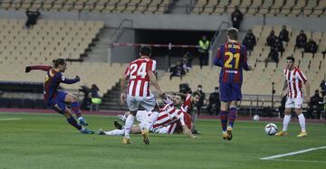 Griezmann abrió el marcador del partido con el 1-0.