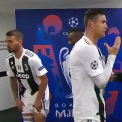 Es un competidor feroz: esto hizo Cristiano en el túnel al descanso