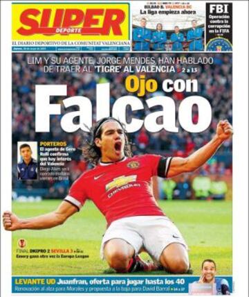 Portadas de la prensa deportiva