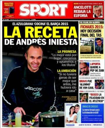 Portadas de la prensa deportiva