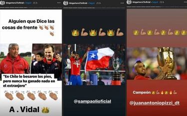 Vidal critica a Bielsa: "Alquien que dice las cosas de frente"