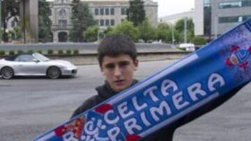 <b>PREPARADOS PARA LA FIESTA. </b>La Plaza América espera esta noche a los jugadores del Celta.