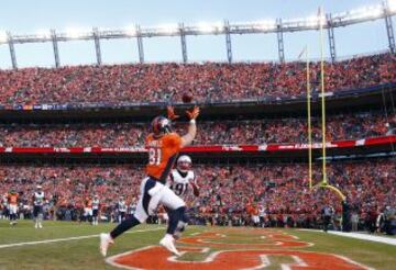 Owen Daniels, tight end de Denver, anotó dos touchdowns en sus dos recepciones. El "hijo adoptivo de Gary Kubiac", el TE siempre se mueve con Kubiac de equipo en equipo, está totalmente integrado en el sistema del HC de Broncos, y por ello no sorprende verle realizar este tipo de actuaciones.