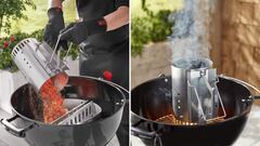 Encendedor de barbacoa con forma de chimenea Rapidfire de Weber en Amazon