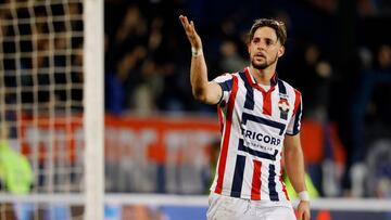 Fran Sol con el Willem II.