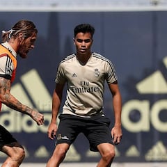 Reinier, a la espera de pruebas, con posible rotura muscular