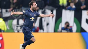 El futbolista español del Manchester United, Juan Mata, durante un partido.