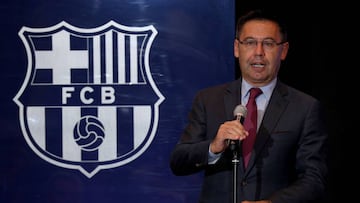 El presidente del Barça realizó dura crítica al padre de Neymar