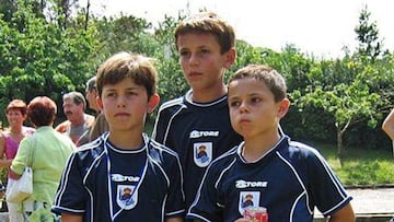 Marco y Luca, con Odriozola, en medio