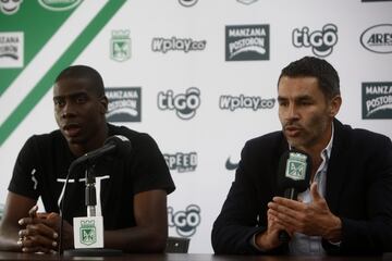 Geisson Perea se mostró feliz de llegar a Atlético Nacional. "Vengo a dar lo mejor de mí a uno de los equipos más grandes de Colombia", afirmó