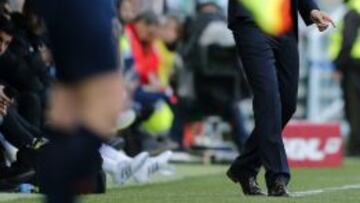 El entrenador del Málaga Javi Gracia.