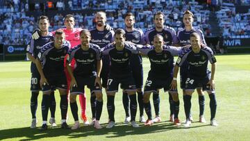 22/09/18 PARTIDO LIGA SANTANDER
 PRIMERA DIVISION
 JORNADA 5
 CELTA - VALLADOLID 
 
 ONCE INICIAL FORMACION VALLADOLID