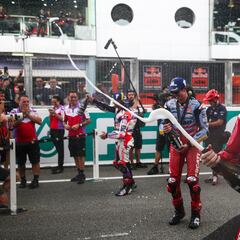 Bagnaia: “Bastianini tuvo mucho cuidado”