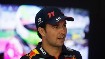 Formula One F1 - Brazilian Grand Prix - Jose Carlos Pace Circuit, Sao Paulo, Brazil - November 5, 2023 Red Bull's Sergio Perez before the race REUTERS/Amanda Perobelli