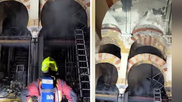 Así ha quedado la Mezquita de Córdoba tras el incendio sufrido